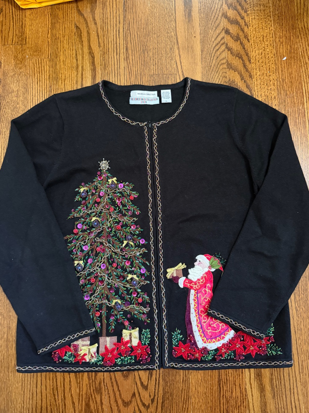 Marisa Christina Christmas Collection Vintage Sweater Size XL